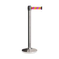 Ligne de file d'attente diviseur de route Stanchion artistique nouveau Design ceinture Stanchion poteaux