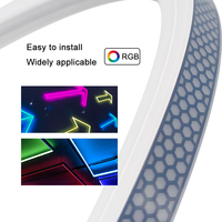 Nueva Tira de LED de Neón Antideslumbrante para Decoración de Bares, Resistente al Agua IP66, Luz de Cuerda de Neón de Alto Brillo, Colores RGB con Control Remoto