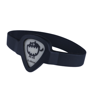 ध्वनिक इलेक्ट्रिक गिटार पिक धारक सिलिकॉन गिटार लेता है रिस्टबैंड गिटार स्ट्रिंग कंगन - Product Image 6