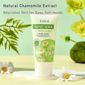 Masker Gel Pengelupas Kulit Mati Chamomile Private Label, Membersihkan Tangan Secara Mendalam, Melembapkan Instan, Lembut - Product Image 3