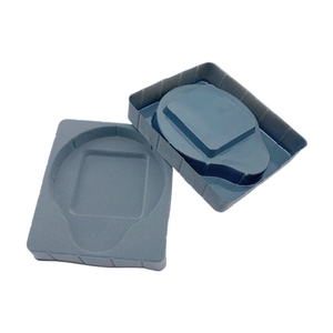 Custom Designed PVC PET PS Plastic <strong>Blister</strong> Tray With <strong>Flocked</strong> Pile Coating Disposable for Pillow Tableware Umbrella <strong>Packaging</strong>