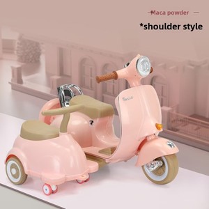<span class=keywords><strong>Moto</strong></span> électrique unisexe à 3 roues, nouveau modèle, pour enfants de 3 à 12 ans, voiture à batterie, petite voiture à glissière en plastique - Product Image 2