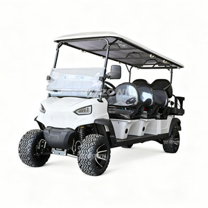 Voiturette de golf électrique personnalisée à 2 places avec moteur, batterie au lithium, mini camionnette tout-terrain pour usage hôtelier - Product Image 5