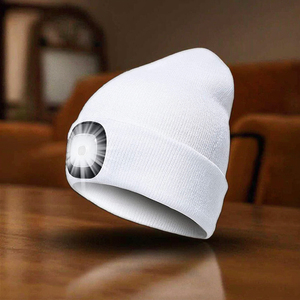 Chất Lượng Cao <span class=keywords><strong>LED</strong></span> Mũ Mùa Đông In Dệt Kim Beanie Hat Cho Nam Giới Và Phụ Nữ Cho Cảnh Bãi Biển Và Du Lịch In Kỹ Thuật Số - Product Image 4