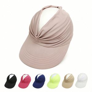 Visera de Playa de Ala Ancha para Mujer, Primavera y Verano, Protección UV, para Deportes al Aire Libre - Product Image 3