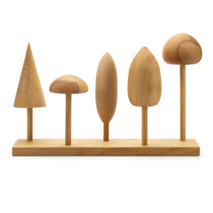 PROMOTION : Petits sapins de Noël décoratifs <span class=keywords><strong>en</strong></span> <span class=keywords><strong>bois</strong></span> à brancher - Product Image 1