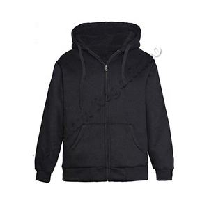 Sudadera con capucha de forro polar de poliéster/algodón con cremallera, gris liso, colores contrastantes, tejido de punto, ajustada, a la moda, para invierno, de secado rápido - Product Image 6