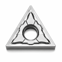Plaquettes de tournage CNC triangulaires en carbure, revêtues, pour aluminium, cuivre, bois, plastique, OEM