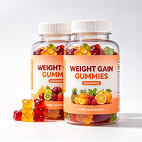 Gummies véganes pour la prise de poids, marque privée OEM, sans conservateurs naturels, compléments alimentaires pour un appétit sain et une masse corporelle optimale