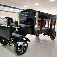 Carro Fúnebre de Lujo Personalizado por el Fabricante para Desfile Funerario, Furgoneta Mortuoria Negra para Atuendos Fúnebres en Venta