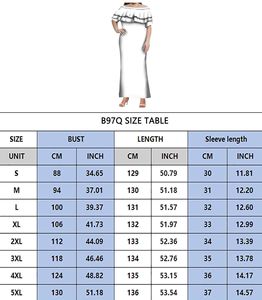 Venta al por mayor de fábrica personalizado Maxi un hombro vestido australiano Tonga estampado diseño mujeres doble capa volante vestido de Graduación - Product Image 6