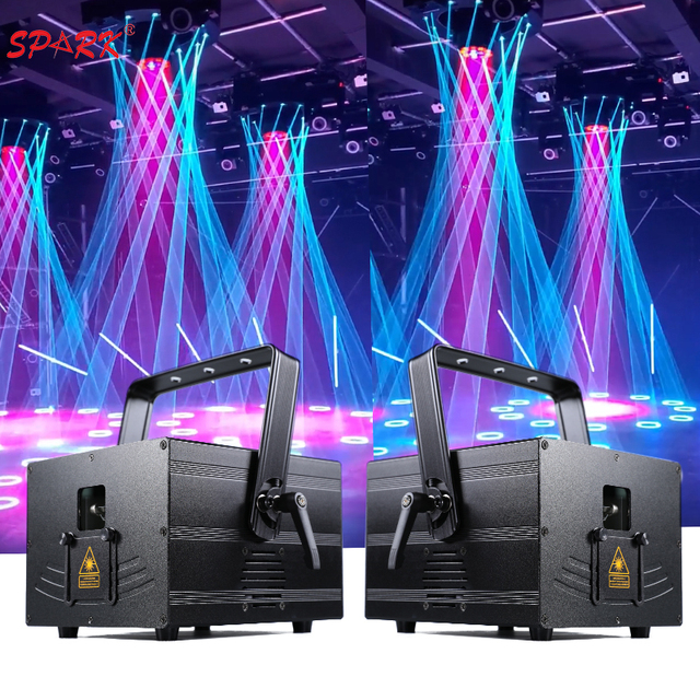 Sky 3W Rgb 3d Animation Beam Laser Light for Wedding Stage Dj Disco Nightclub Party