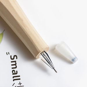 <span class=keywords><strong>Stylo</strong></span> créatif en bois massif sculpté à la main, design girafe mignon de dessin animé - Recharge à bille DIY, encre noire, impression numérique, 15 cm, pour le bureau - Product Image 4
