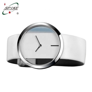 Cinturino in pelle <span class=keywords><strong>orologio</strong></span> da donna al quarzo cassa trasparente <span class=keywords><strong>orologio</strong></span> in pelle cinturino intero - Product Image 6