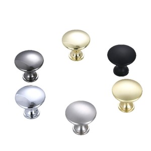 Zinc Alloy Single-Hole Pull Handle Solid Thickened Cabinet Door Kitchen Drawer Wardrobe Door Handle Bedroom Bathroom Outdoor - Product Image 1