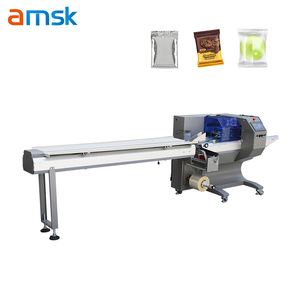 Machine d'emballage automatique d'oreiller BG-450 pour bonbons rouleaux barres Sachets gâteaux Film d'étanchéité industries du vêtement de cigarette chimique - Product Image 2