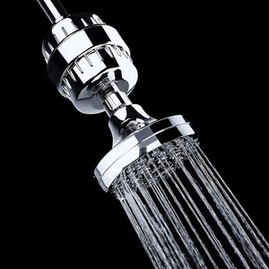 Filtre de Douche Pluie Superhome Vitamine C Haute Qualité pour Hôtels – Élimine le Chlore, Adoucit l'Eau, Finition Chromée, Garantie 5 Ans - Product Image 5