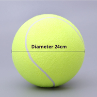 BinYao Ballon de tennis gonflable géant promotionnel personnalisé et durable de 9,5 pouces de diamètre, écologique, hauteur de rebond de 135-145 cm, rebond de 1-1,2 m