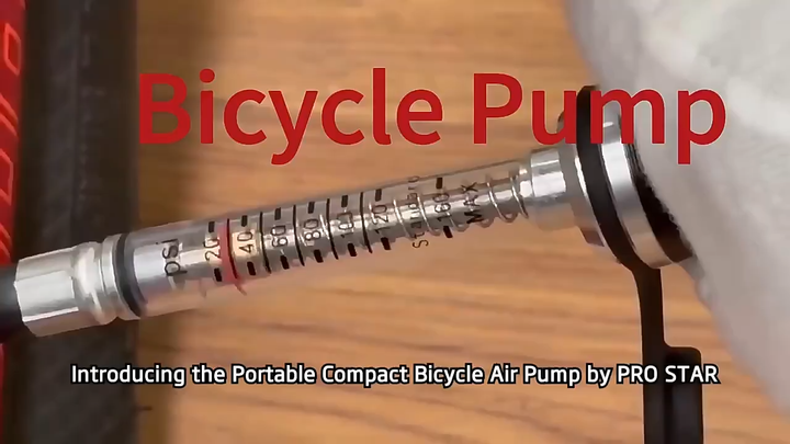 Alloy 7 Mini Bike Pump For Presta, Dunlop & Schrader Valves With Frame Mount Inlcuded