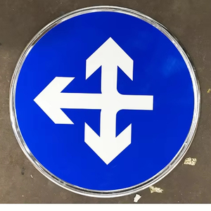 Securun مادة عاكسة مخصصة معدنية من الألومنيوم للطرق السريعة ، علامة تحذير للشارع - Product Image 4