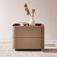 Table de chevet moderne avec 2 tiroirs pour chambre à coucher, salon, bureau à domicile, hôtel, appartement, meuble de chevet