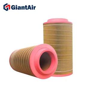 Il filtro dell'aria GiantAir 1613800400 6211475050 C23610 75KW 100HP può utilizzare il filtro dell'aria dell'essiccatore dell'aria del compressore 2000H per Atlas