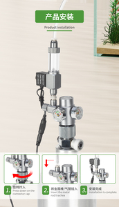 Reloj doble de montaje rápido <span class=keywords><strong>Mini</strong></span> regulador de <span class=keywords><strong>CO2</strong></span> diseño de apertura para acuarios y accesorios - Product Image 6