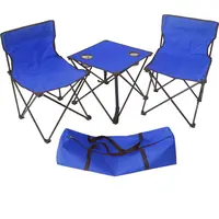 Outdoor tragbare Camping Klapptisch und Stuhl Sets 2 Stühle und 1 Tisch