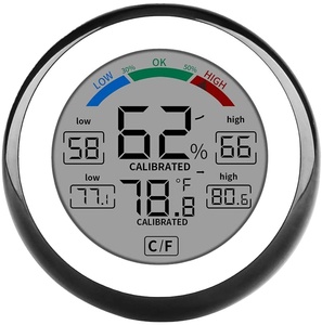 Termômetro <span class=keywords><strong>Digital</strong></span> Redondo Higrômetro Termo e Higrothermômetro - Product Image 2