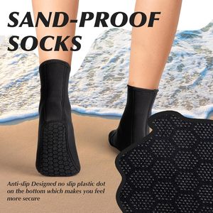 Calzini Premium 3mm Aqua per gli sport da spiaggia a prova di sabbia per acqua per nuoto surf da spiaggia calzini - Product Image 3