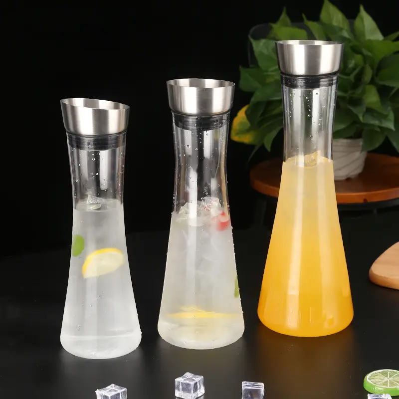 Recipientes de suco de água premium tritan 50oz, recipientes de água resistente personalizado para barra de mimosa