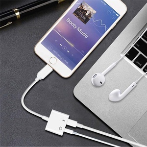 2 in 1 Adapter Kopfhörer Audio Musik Ladegerät Adapter für iPhone 11 iphone 7 5s 6 6s für USB Kabel <span class=keywords><strong>3</strong></span>,5mm Jack headset adapter - Product Image 5
