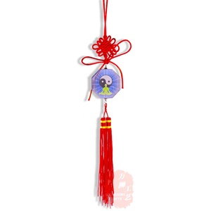 Colgante de Cristal K9 de Alta Calidad con Nudo Chino de Feng Shui, Nudo de Cristal con Borla para Decoración de Automóviles, CP-03 - Product Image 6