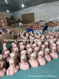Mannequin réaliste en plastique demi-corps pour présentation professionnelle de perruques, buste féminin avec épaules pour vitrine de magasin - Product Image 3