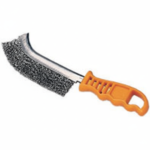 Maurer 86576 di grado industriale curvo spazzola a mano filo in acciaio inossidabile 0.3mm pennelli spazzole in ottone - Product Image 1