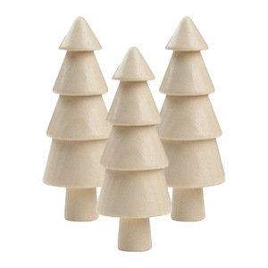 Natural Wood Christmas <b>Tree</b> DIY Wooden Toy Four Tiered Small <b>Tree</b> Eco-Friendly Home Decoration Standing Base For Children - Product Image 4