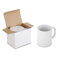 Ensemble de tasses personnalisables, boîte-cadeau, tasse de 15oz, boîtes d'emballage, tasse à café, boîtes d'expédition