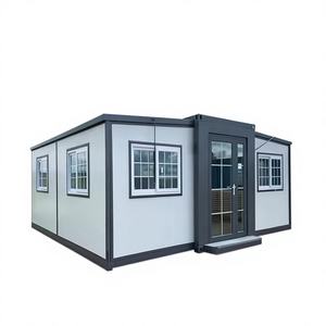 Casa contenedor LEGO de estructura de acero soldada, nueva tecnología de oficina, tipo flat pack, 3 dormitorios con cocina y sala de estar - Product Image 1