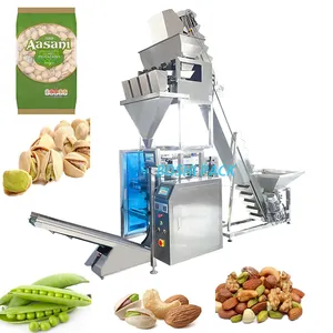 Machine d'emballage en vrac de raisins secs, 4 têtes, machine d'emballage en vrac d'ananas, de chips de mangue, de canneberges et de fruits secs