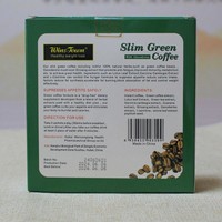 Wins Town - 18 Sobres de Té de Café Verde Herbal Adelgazante con Ganoderma