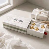 Boîte cadeau en carton rigide avec tiroir pour chocolat artisanal aux feuilles de cacao, impression personnalisée, robuste, recyclable, de qualité supérieure, vente en gros, directement de l'usine