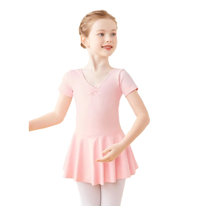 Ropa de baile lírico contemporáneo para niñas sin mangas y elegante - Product Image 6