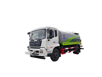 Camion-citerne à eau Dongfeng 4*2 18 tonnes, 12 m³ de réservoir de pulvérisation vert, pour le nettoyage des routes, directement de l'usine