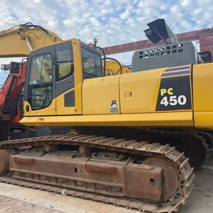 Excavatrice Komatsu PC450 Jaune d'occasion, équipement de construction lourd - Product Image 1