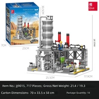 JIESTAR JJ9014 15 16 Blocs de construction modulaires pour usine chimique, station de stockage et de chargement de gaz industriel, modèle personnalisable avec logo, vente en gros