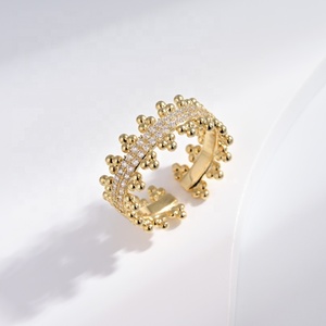 custom plata 925 sterling <b>silver</b> Hip hop Geometric <b>rings</b> stackable 14k gold plated western <b>men</b> fashion engagement <b>ring</b> for woman - Product Image 1