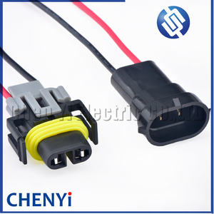 Conector impermeable automático de 2 pines H8 H9 H11 bombilla de Xenón enchufe de faro lámpara de esquinas enchufe de arnés de cables 12124817 12124819 - Product Image 3