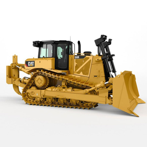 Topadora de cadenas Caterpillar D8R con motor CAT, amarilla, equipo de construcción de alta resistencia, capacidad de bulldozing de 8.6m, alto rendimiento operativo - Product Image 1