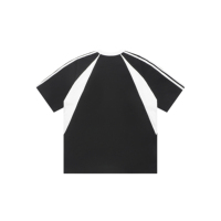 T-shirt unisexe Sebanda de haute qualité 260G, manches courtes, avec empiècements solides aux épaules, grande taille, pour motard, 100% coton, grandes tailles