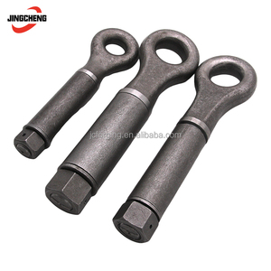 Heavy Duty 2-1/2 ''3'' <span class=keywords><strong>Anneau</strong></span> de barre de remorquage Pièces de remorque de camion <span class=keywords><strong>Attelage</strong></span> de remorquage Type boulonné 30T Pintle Barre de traction réglable Lunette Eye - Product Image 3